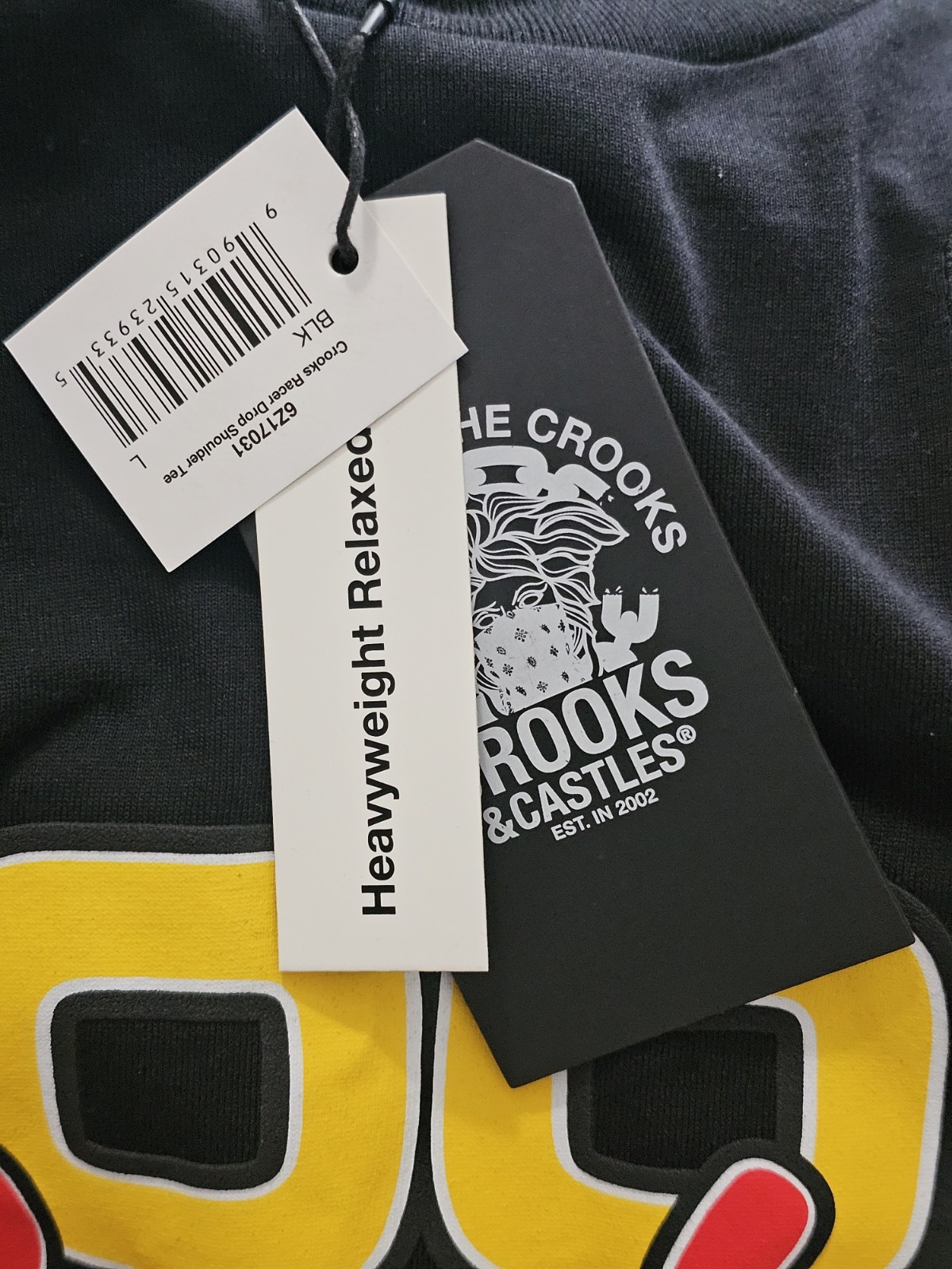 Crooks & Castles T-Shirt Men's Size Large Crooks Racing Second To None Team Tee gallery