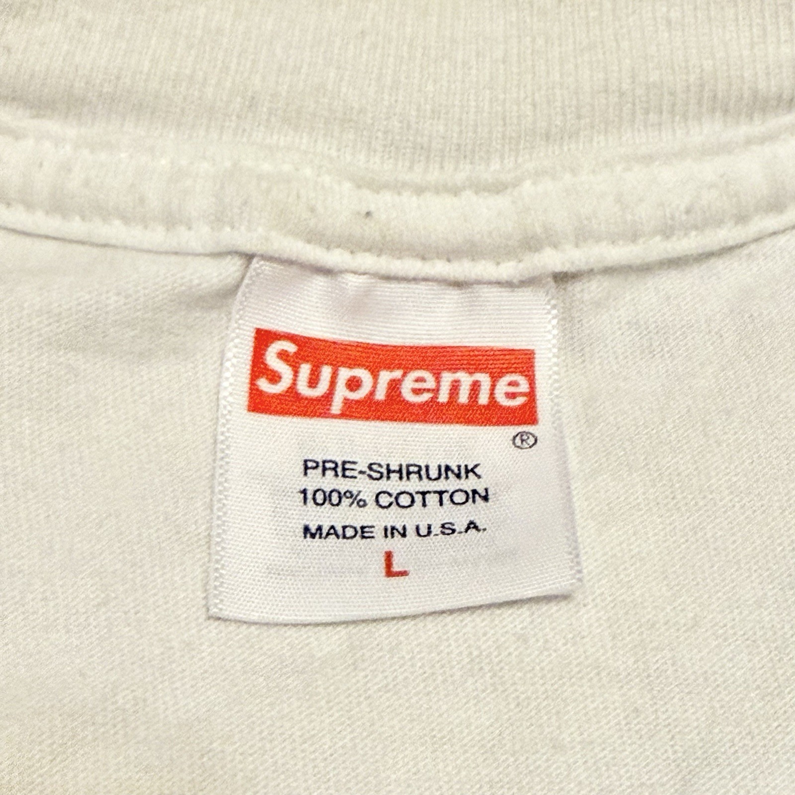 Supreme SS24 Futura Box Logo Tee White Cotton Crew Neck Short Sleeve Large gallery