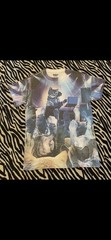 Men’s S short sleeve Multicolor festival DJ techno cat graphic Print rare