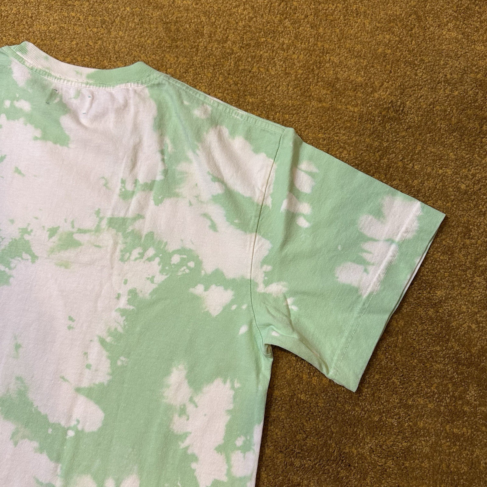 Medium Machus Private Label Tie Die Premium T Shirt Key Lime Green White PDX gallery