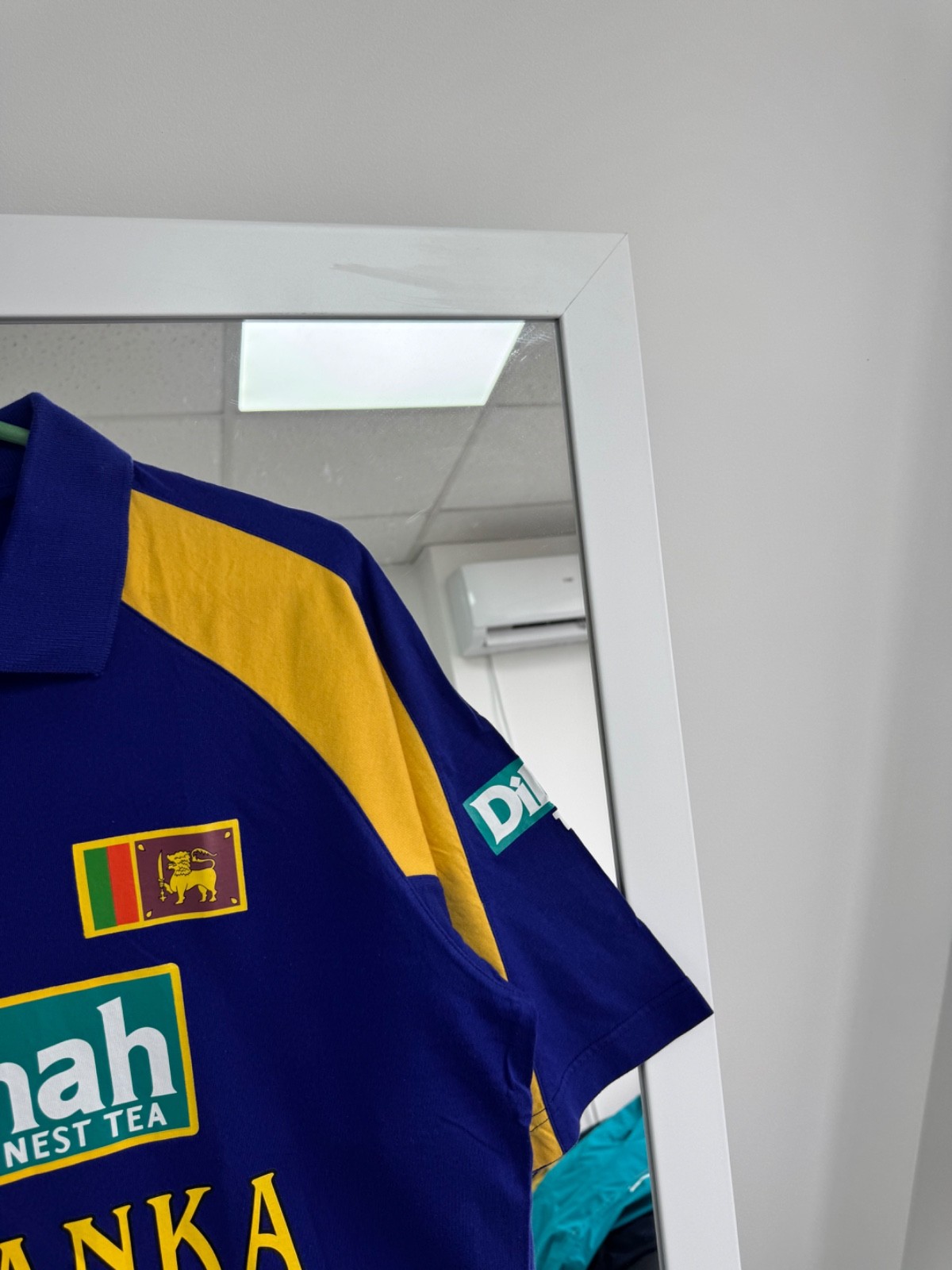 Vintage 1996 Sri Lanka Polo T shirt Football Criket Jersey Rare Blue Mens sz L gallery