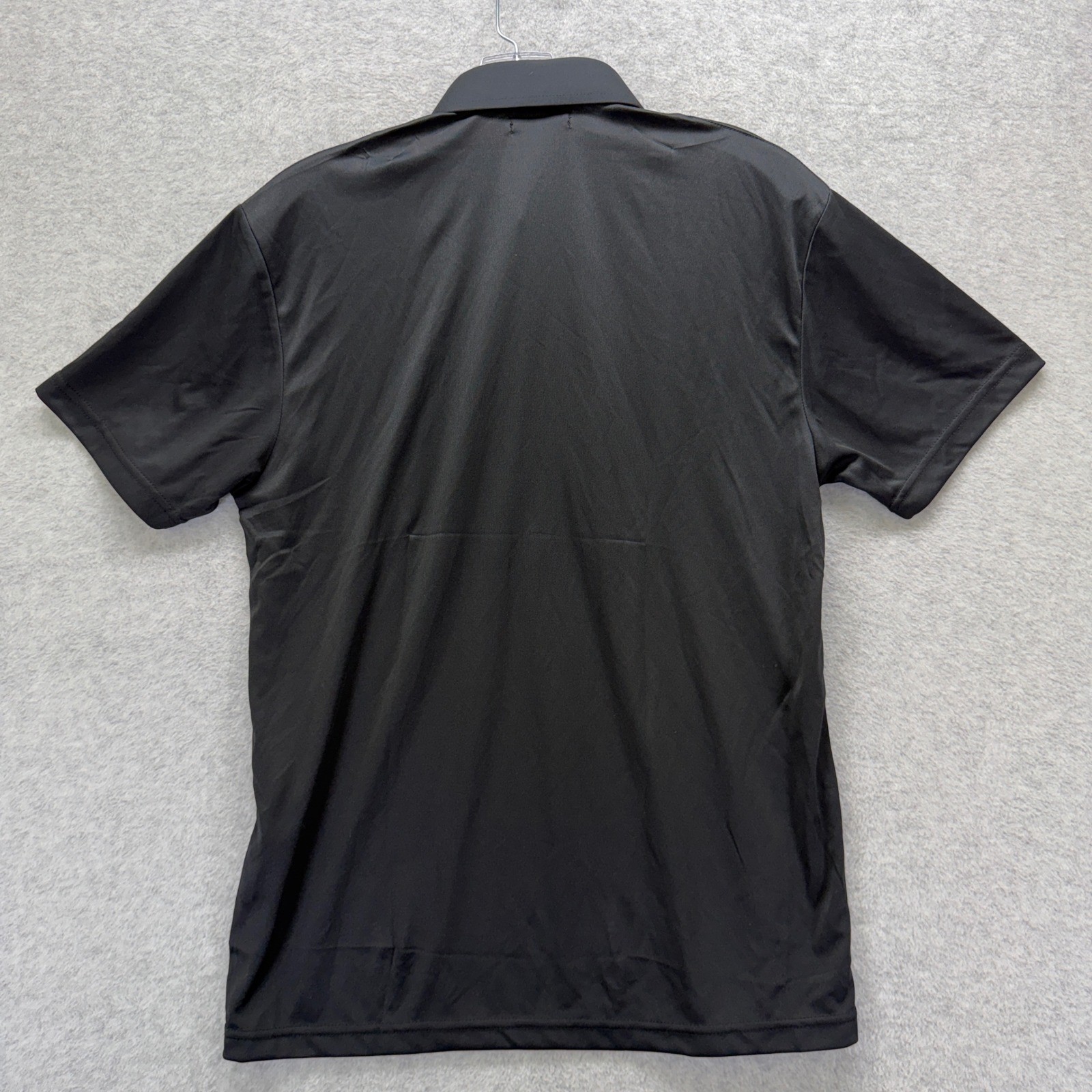 Collars & Co Dress Collar Polo Shirt Mens Small Black Performance Stretch gallery