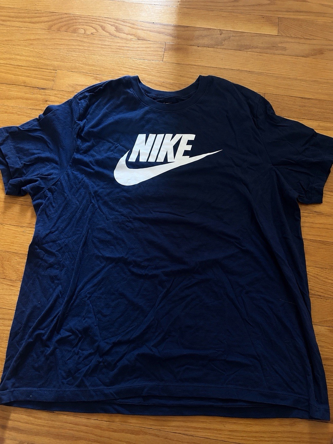 Nike The Nike Tee Men's XL Blue Graphic Logo Crew Neck Short Sleeve Tee gallery