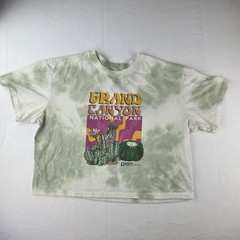 Bad Bunny Target Shirt Moscow Mule size Large Cropped Lime Green
