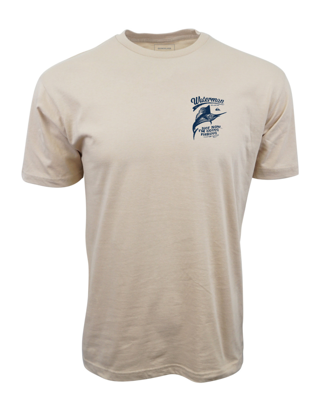 Quiksilver not Now I am Going Fishing Graphic T shirt gallery