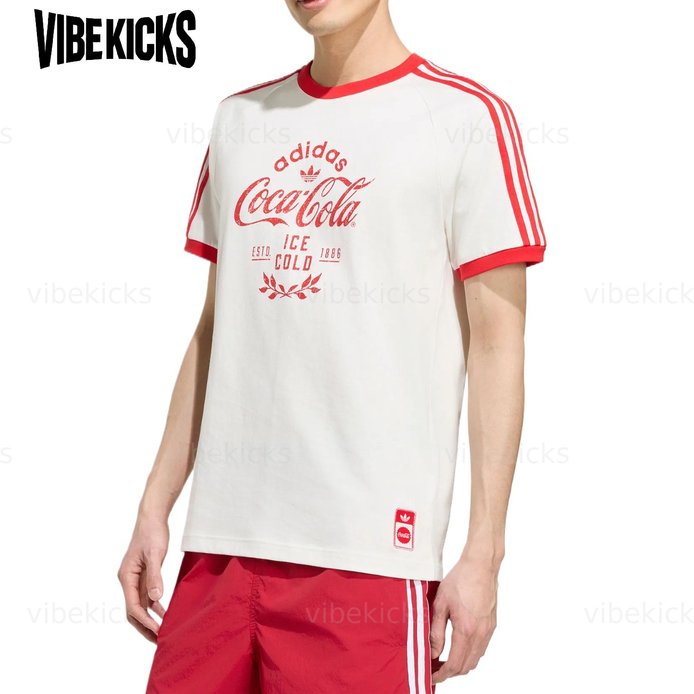 Adidas Originals X Coca Cola T Shirts Men's White Crew Neck Moderate KY2114 New gallery