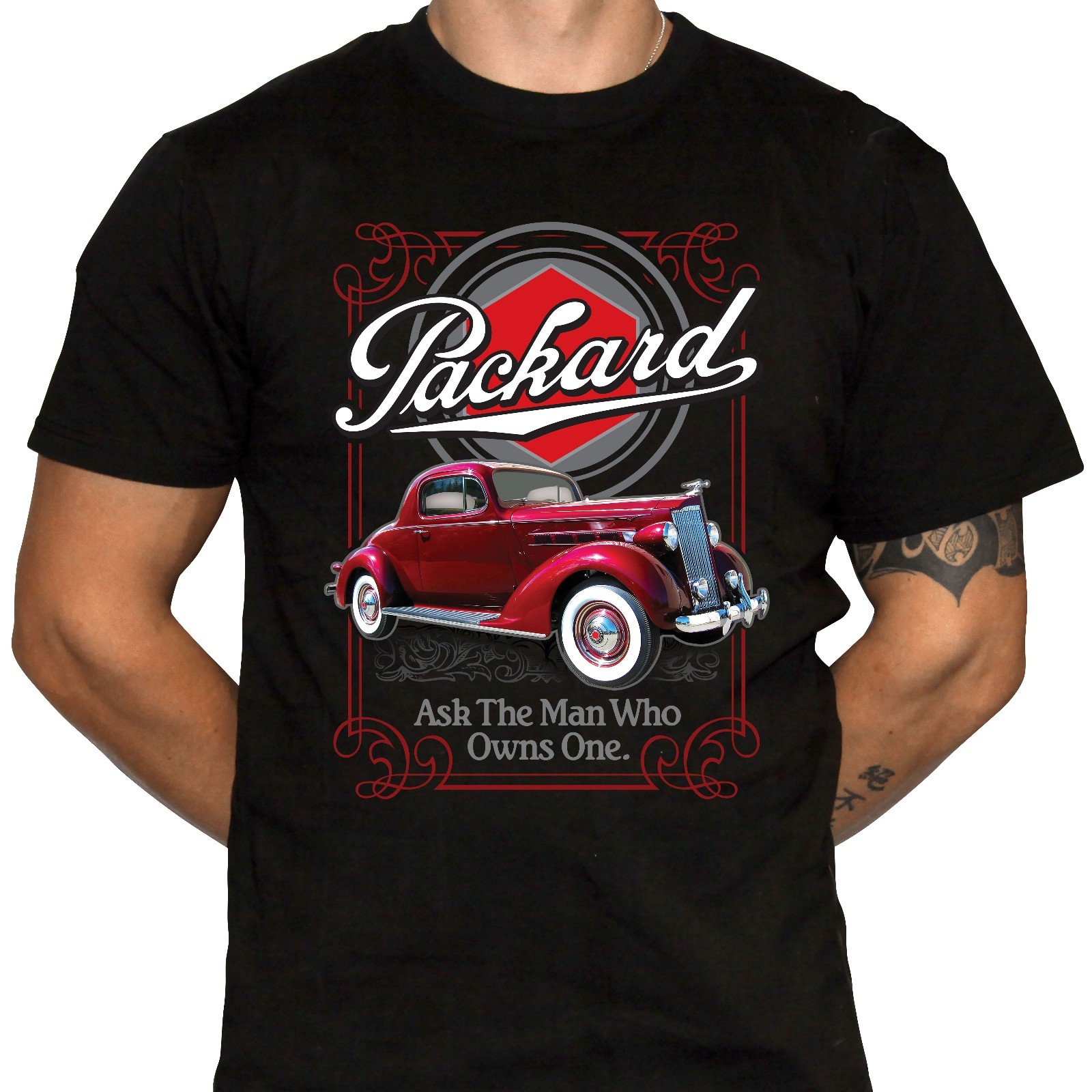 Packard Automobile T-Shirt - Defunct Auto Manufacturer - 100% Preshrunk Cotton gallery