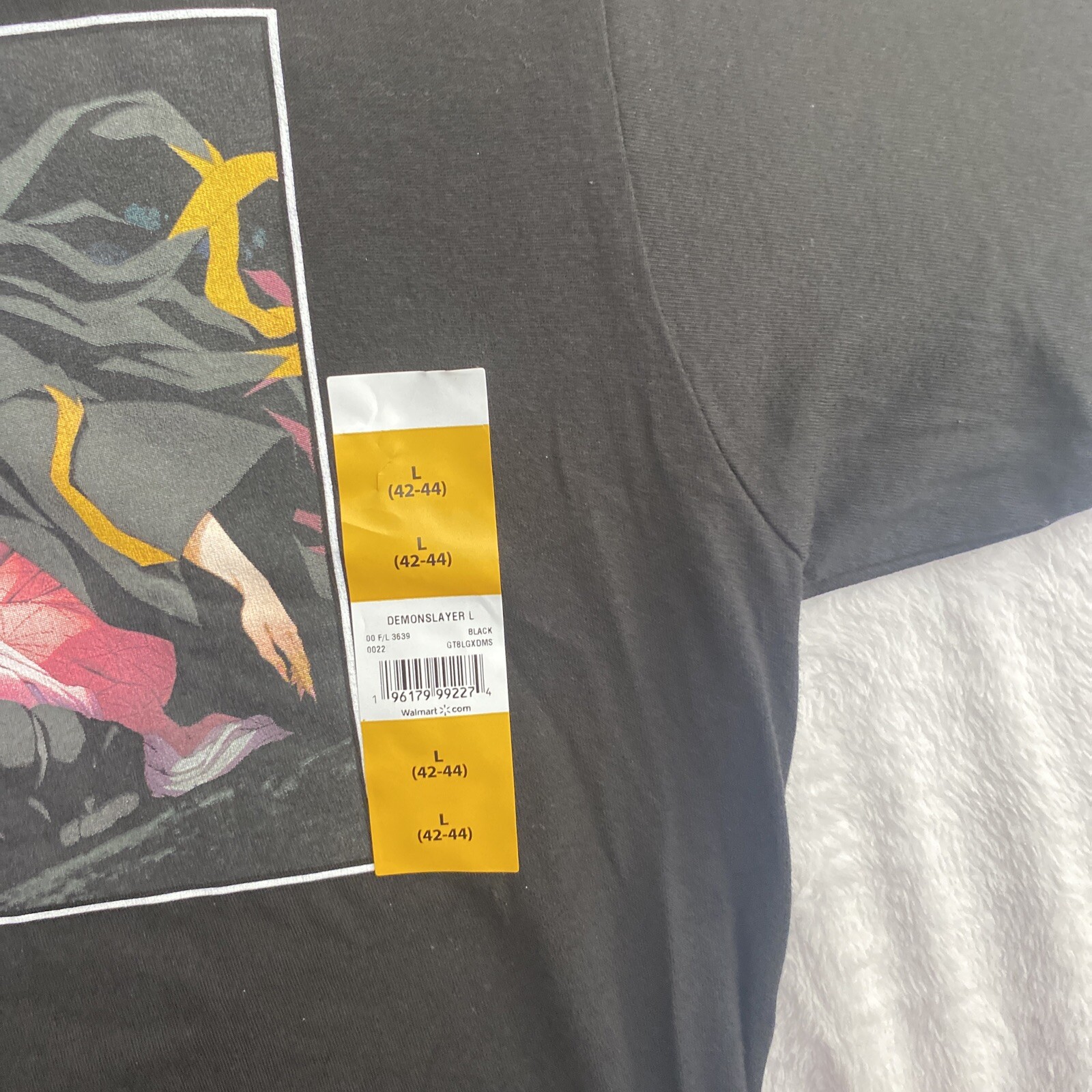 Demon Slayer T Shirt Sz large L Anime Japanese Comic Art Graphic Tee Black gallery