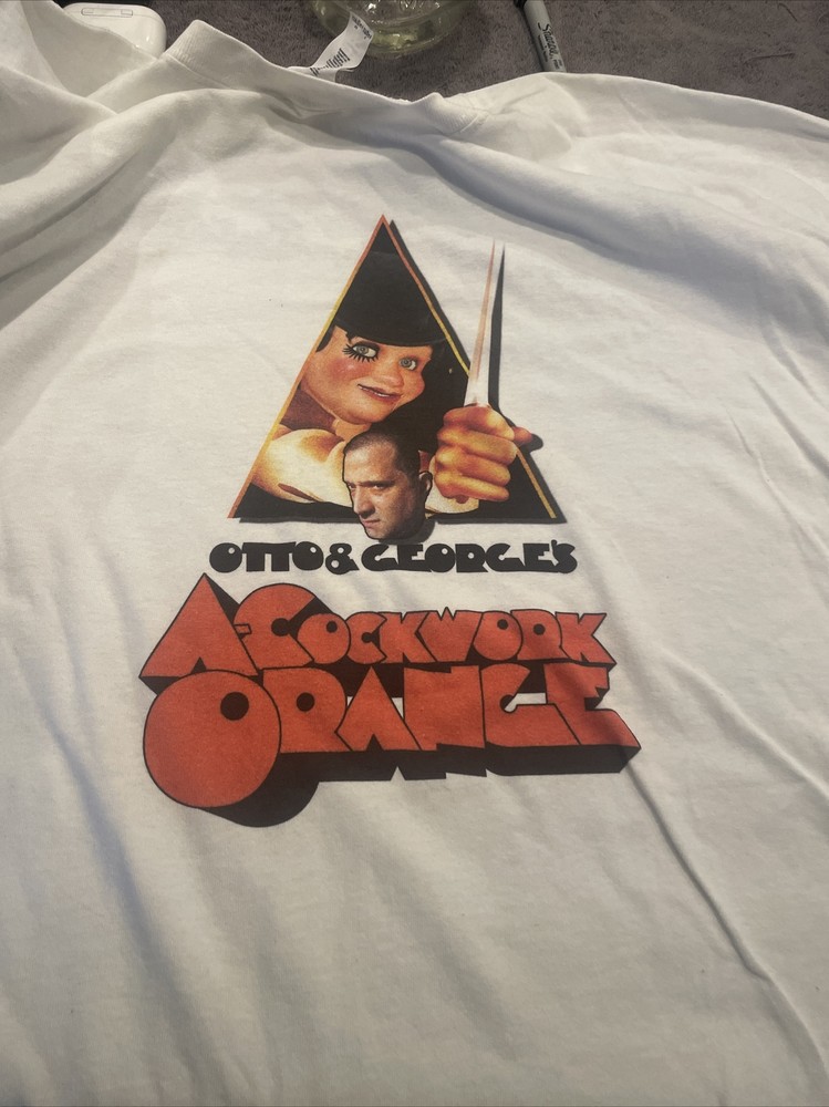 A Clockwork Orange poster design T-shirt adult regular fit graphic tee 2X
