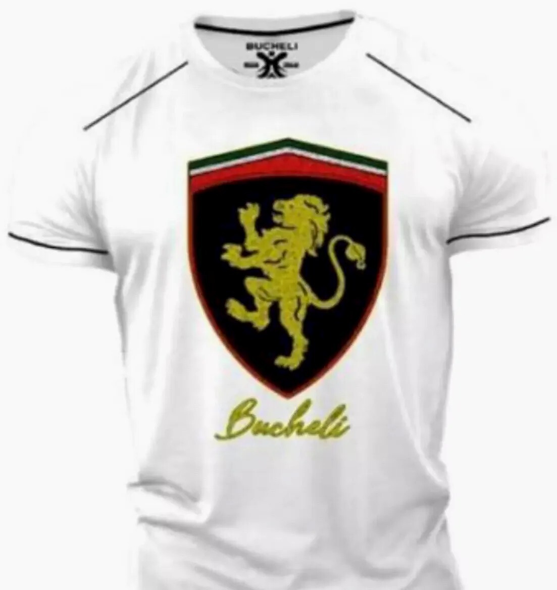 Men's Cotton T Shirt,Italian Style,Slim Fit,Stretch L XL..A15.A gallery