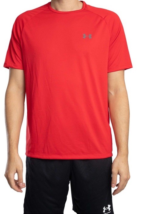 Under Armour Men's Tech 2.0 T-Shirt In Red Size L gallery