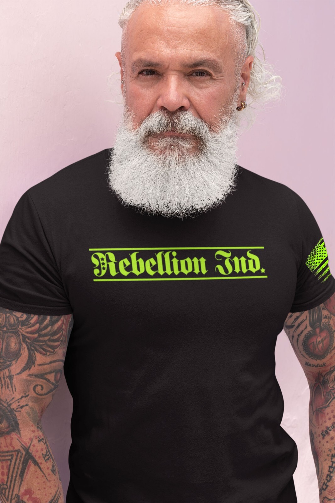 XL. Rebellion Ind. "Be an AMERICAN not an AMERIC*NT" American support, Patriot. gallery