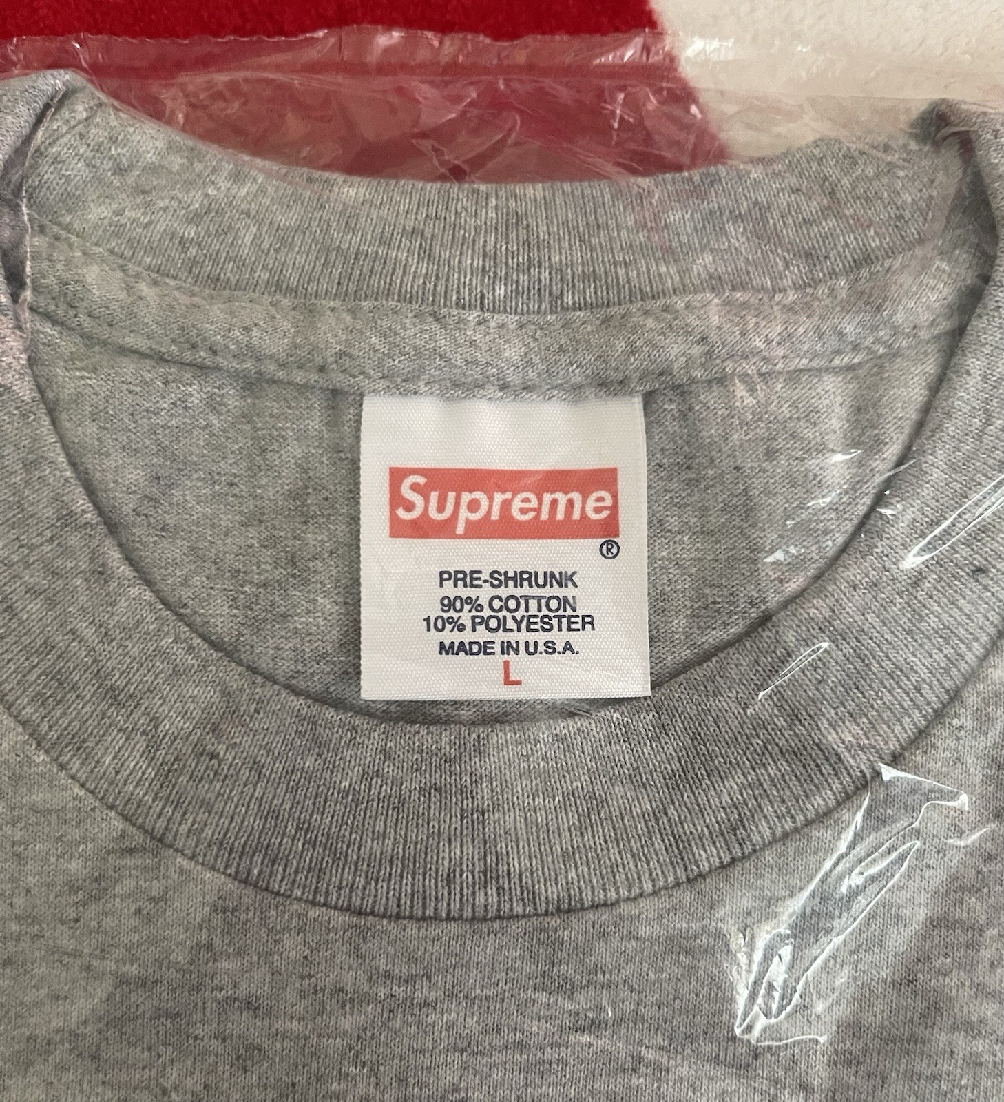 Supreme Morrissey Photo Tee SS16 Box Logo T-Shirt Grey Men’s Size Large NEW gallery