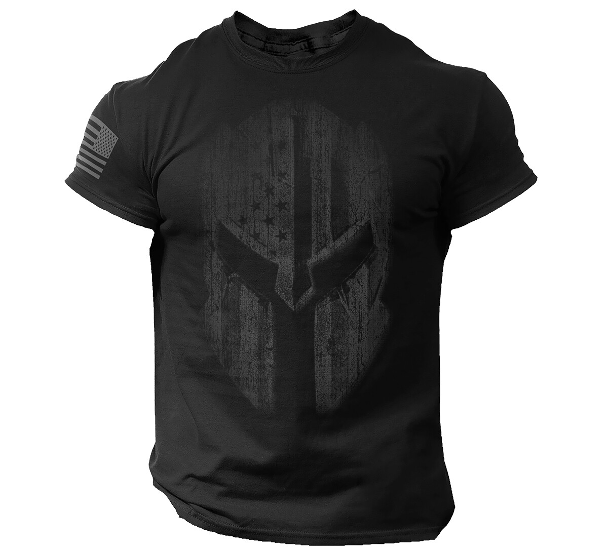 American Spartan Patriotic USA Flag Viking Men's T Shirt gallery