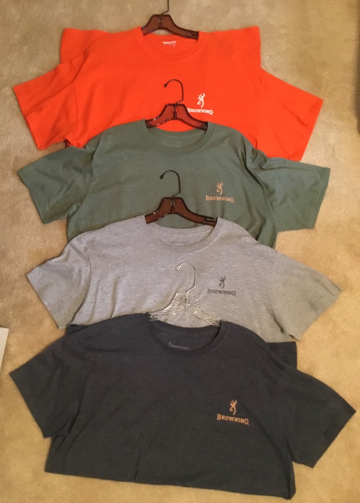 SET OF 4 -Men’s/ Unisex SS Browning Signature T-Shirts - Sz XL gallery