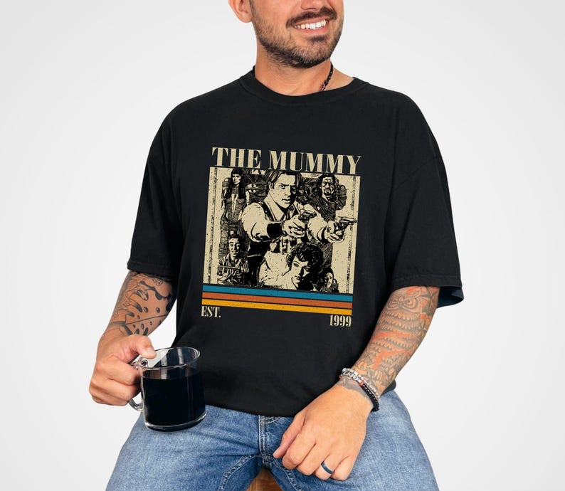 The Mummy Movie T-Shirt, Retro Film Shirt gallery
