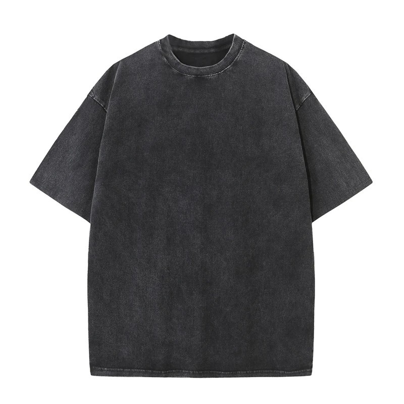 Vintage Washed T Shirt Men Women Oversized Tee 100% Cotton Casual Streetwear gallery