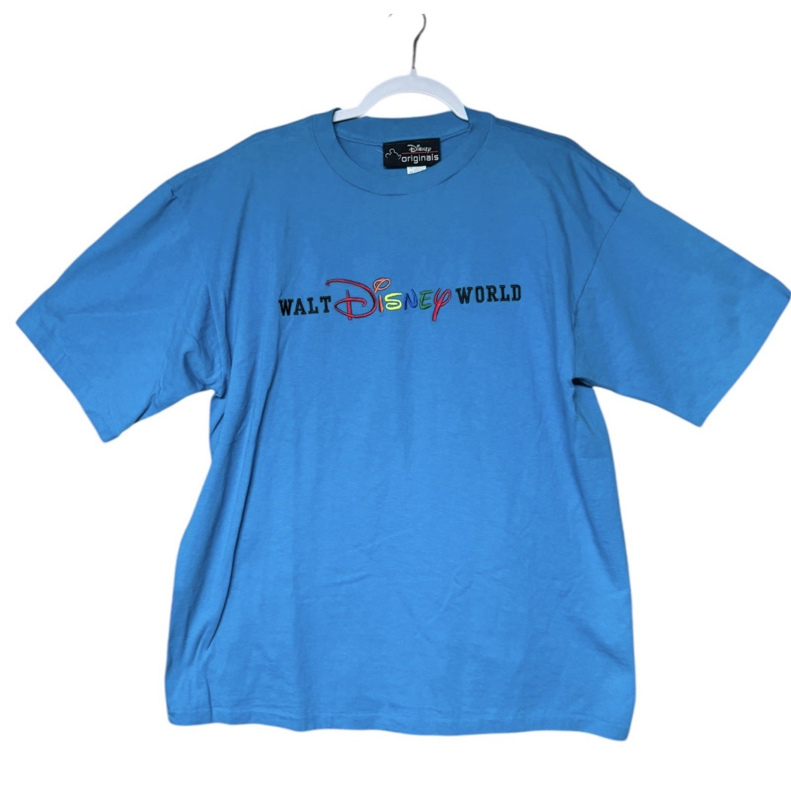 Vintage 90s Disney Parks Walt Disney World T-Shirt Single Stitch Cotton USA L/XL