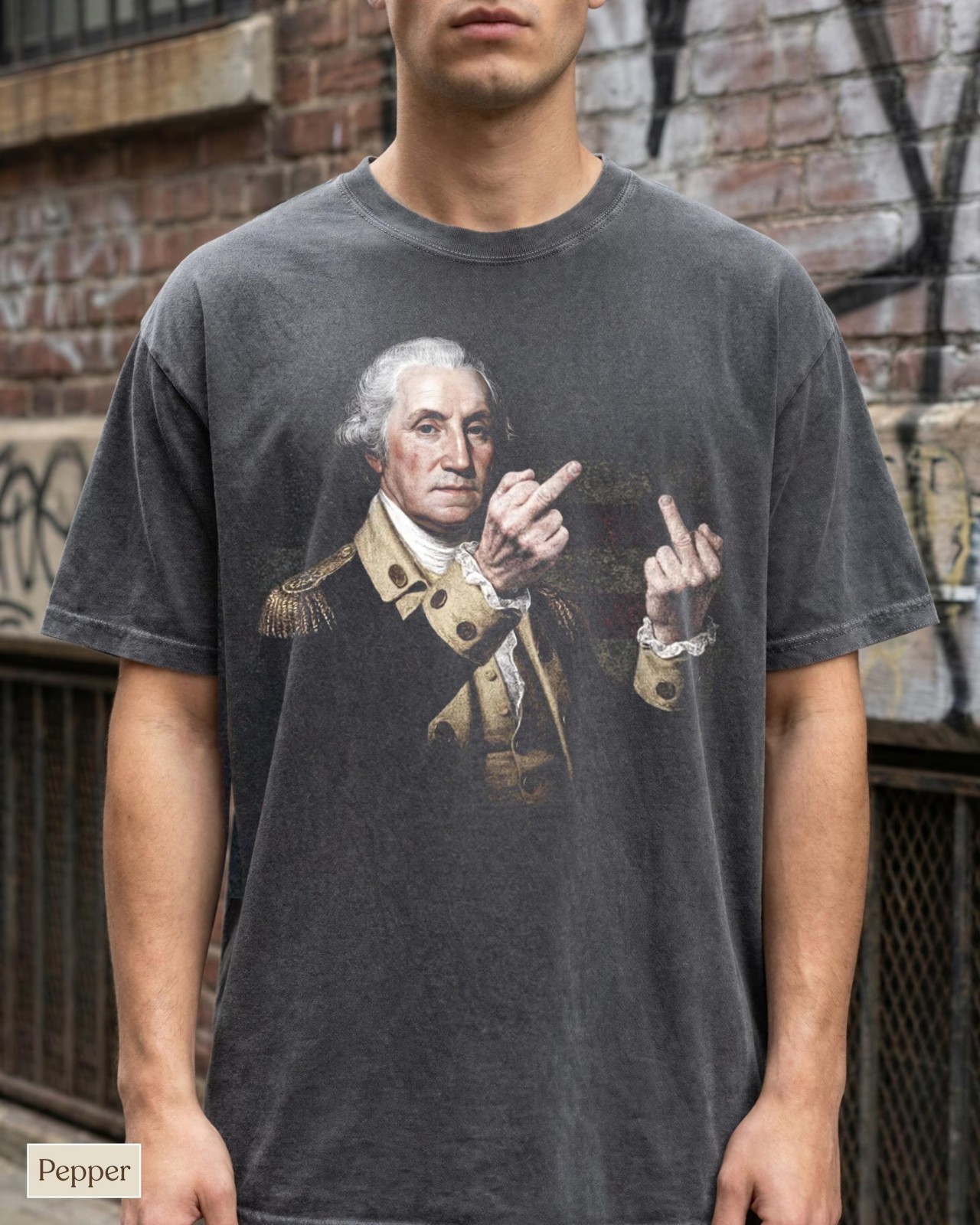 Funny George Washington T-Shirt, America 250th 4th of July Shirt gallery
