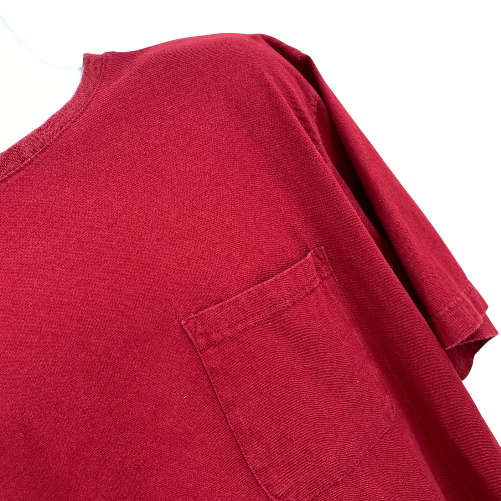Covington Mens T-Shirt Deep Red Size XLT Crew Neck Regular Fit Pullover Casual gallery