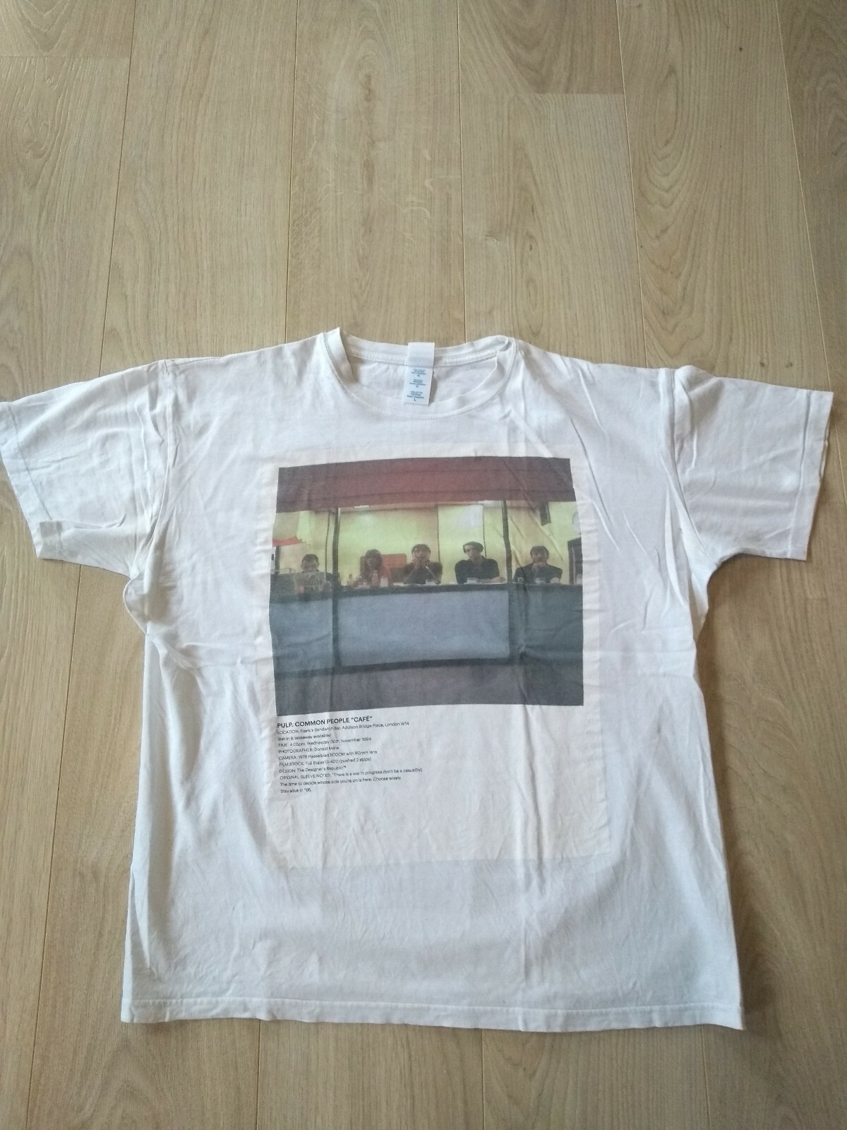 Pulp Reunion Tour 2011 Common People Cafe Official Merchandise Used rare band t gallery
