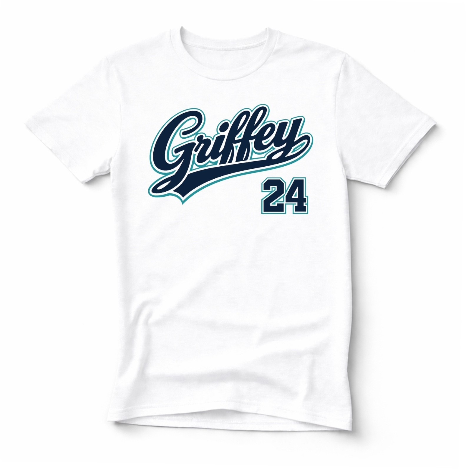 Griffey Jr. 24, Seattle Baseball HOF themed Pre-Shrunk Ring Spun Cotton T-Shirt gallery