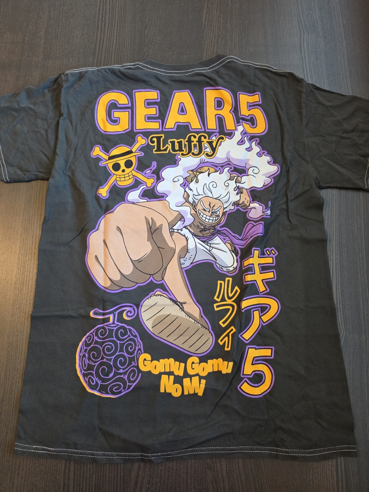 Ripple Junction One Piece Gear 5 Luffy Black And Purple Size Small T-Shirt NWOT gallery