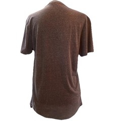 Threads 4 Thought Mens Small S Heather Earth Brown Sustainable Crew Neck Tee