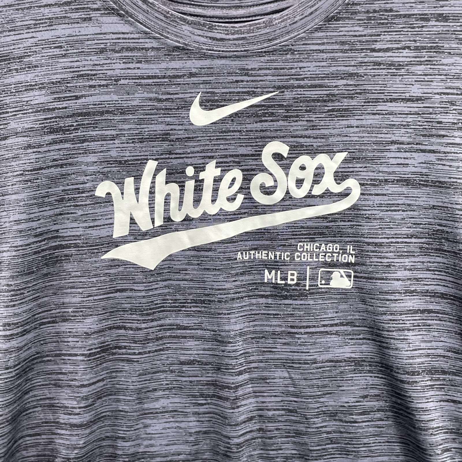 Nike Performance T-Shirt Lot (2) Men's XL Dri Training Gym Running MLB White Sox gallery