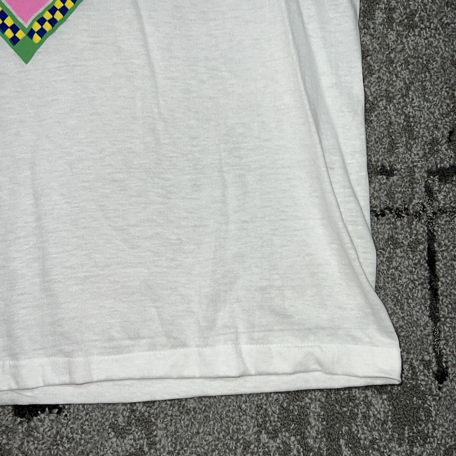 Vintage 80’s Handtex Acapulco Sun & Fun T-Shirt OSFA Beach White Single-Stitch gallery
