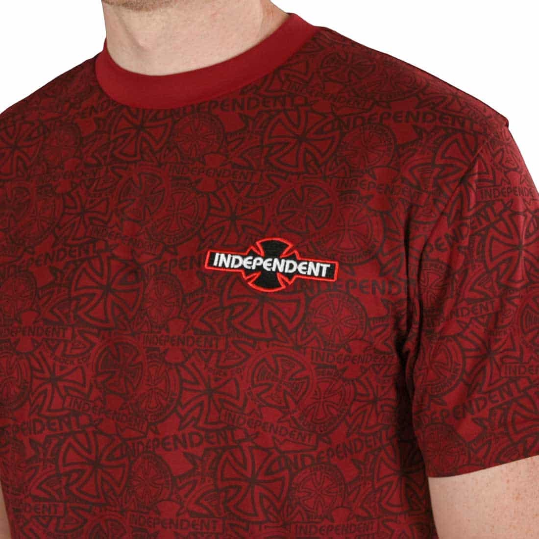 Independent Array S/S T-Shirt - Oxblood gallery