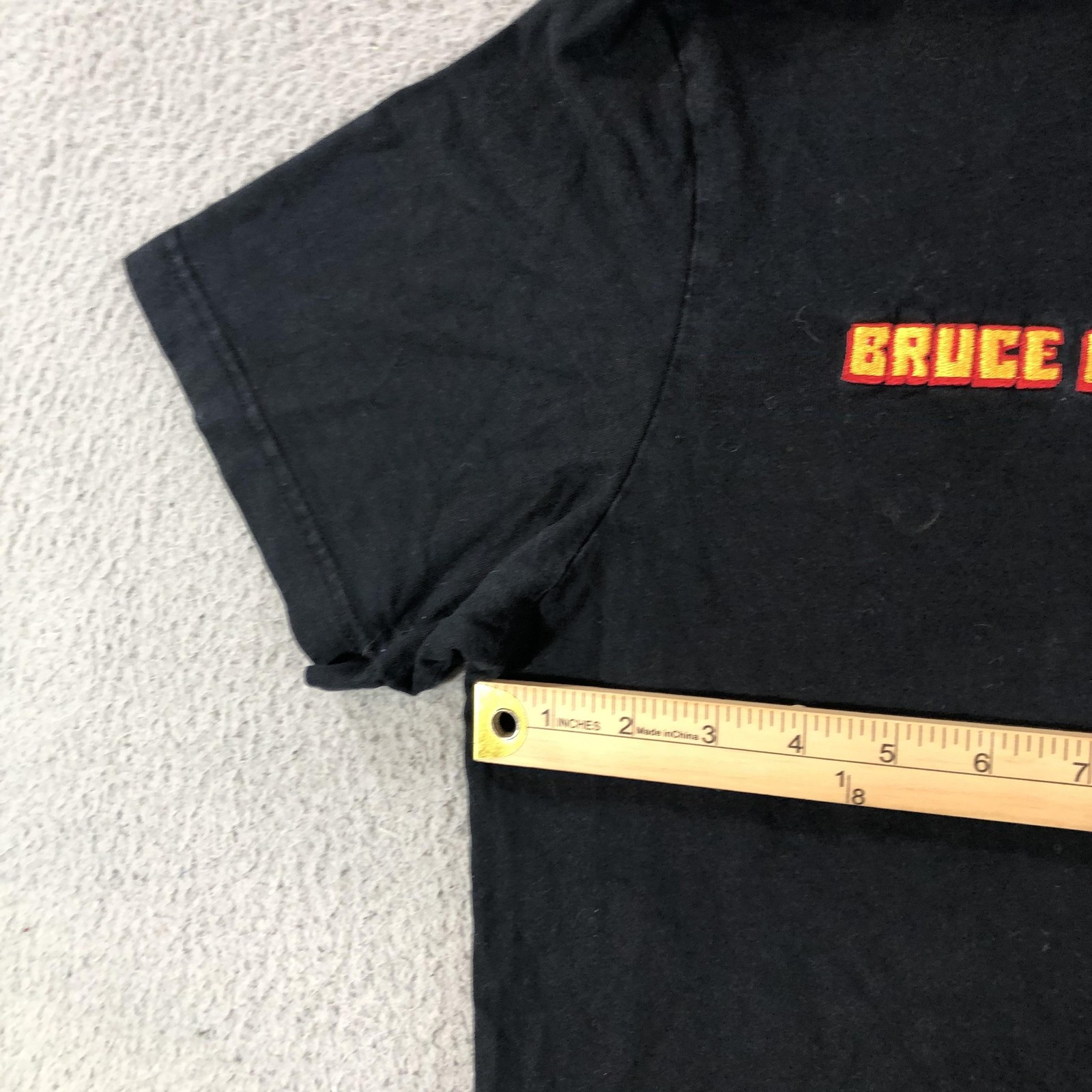 Bruce Lee Shirt Mens Medium Black The Dragon Graphic Tee Crewneck Shoe Palace gallery