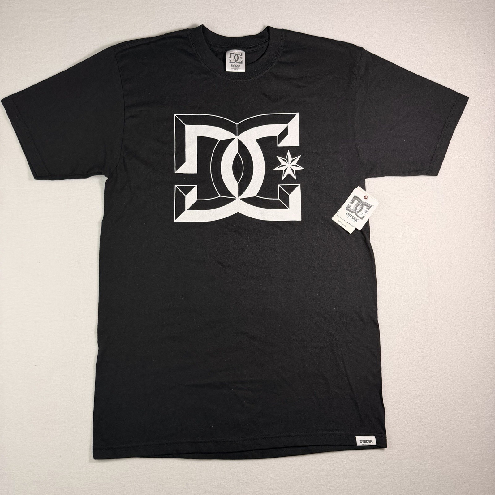 Y2K DC Shoes Rob Dyrdek Collection Graphic Logo Tee Black Medium NWT gallery