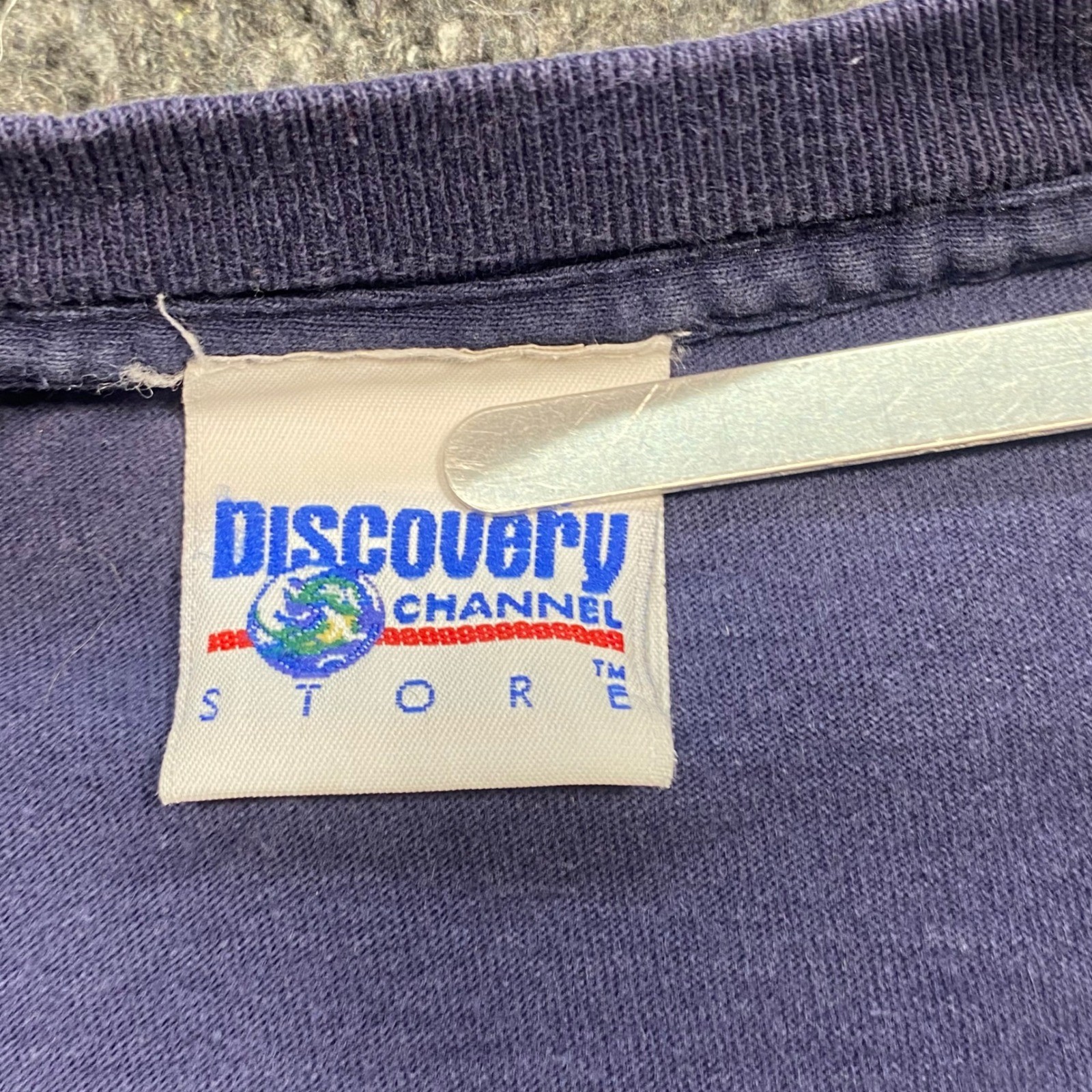 Discovery Channel Superdad T Shirt Large L Mens Blue Vintage Funny Graphic Tee gallery