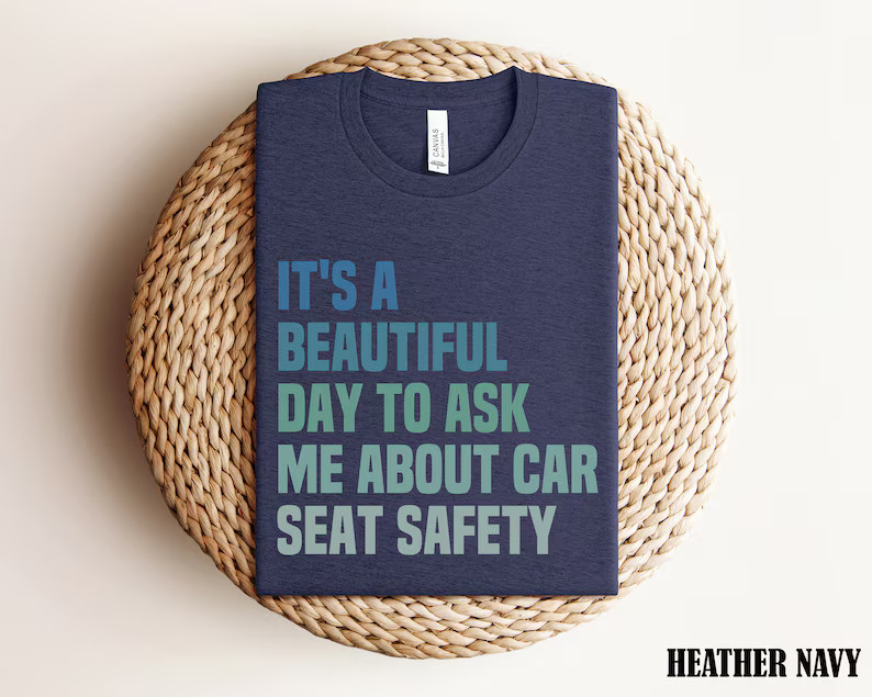 Car Safety Child Parent Comfort T-Shirt Unisex Gift gallery