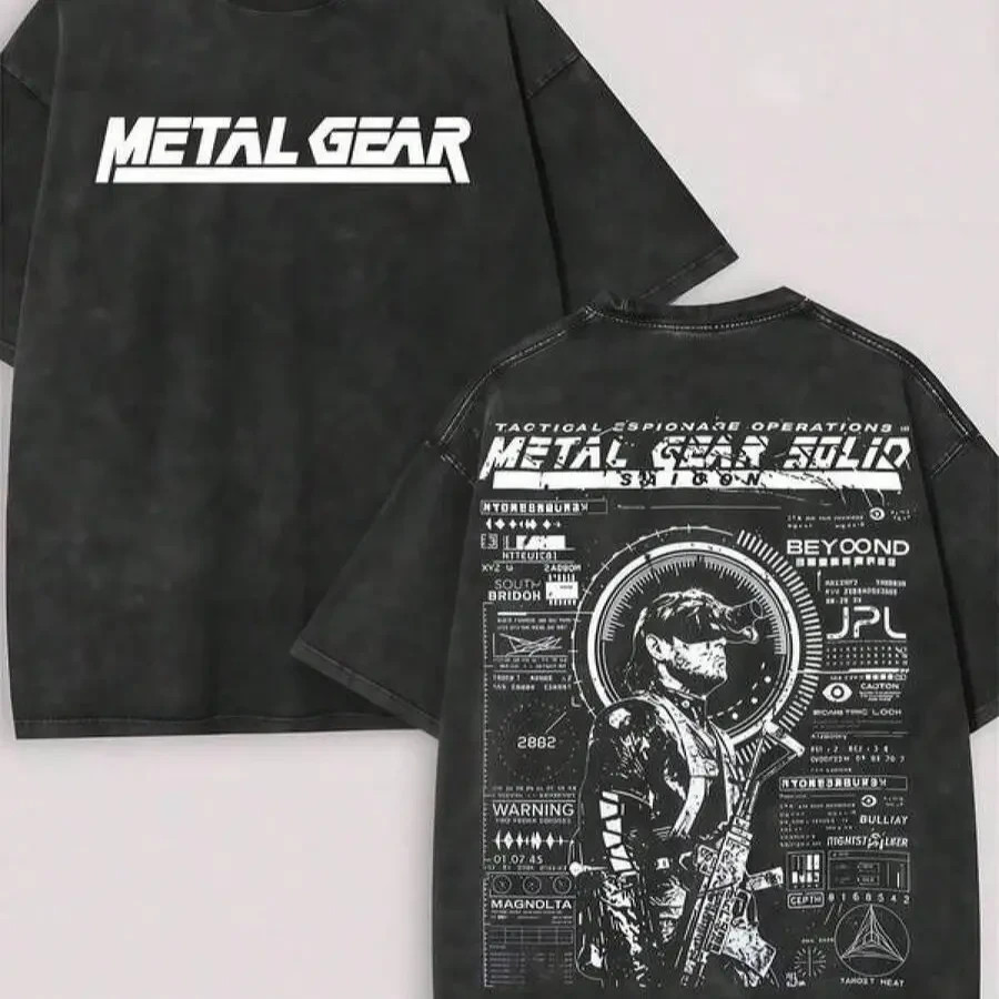 Tactical Agent “Metal Gear” Double-Sided Washed T-Shirt