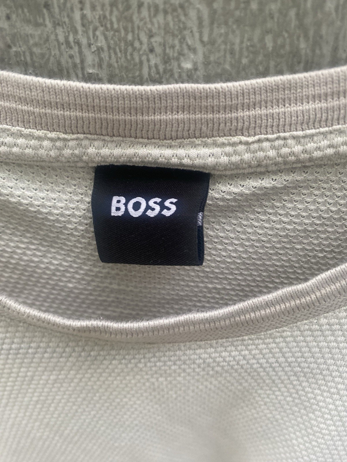 Boss men's t-shirt white size M fancy trendy modern soft gallery