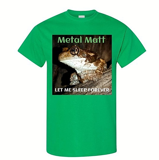 Tree Frog T-Shirt – Gothic / Metal Matt