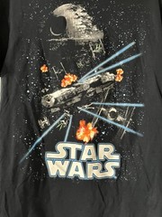 Star Wars Small (34/36) Glows In The Dark Men Black Colorful T-shirt