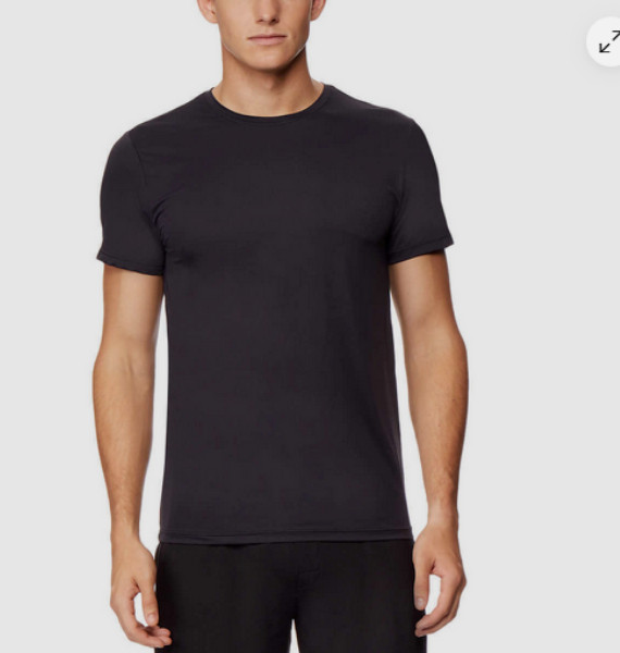 32 DEGREES MEN'S 1 ONLY SOFT FEEL CREW NECK SHORT SLEEVE T-SHIRT(BLACK S)NWOT gallery