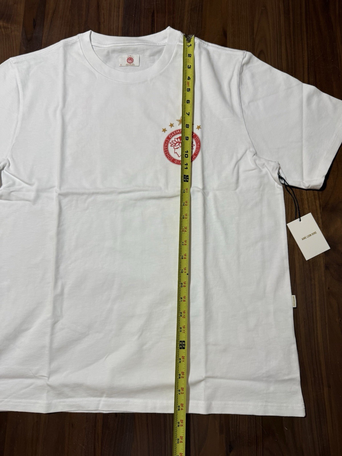 Aime Leon Dore ALD / Olympiacos F.C. Centennial Tee White T-Shirt Men’s Size XL gallery