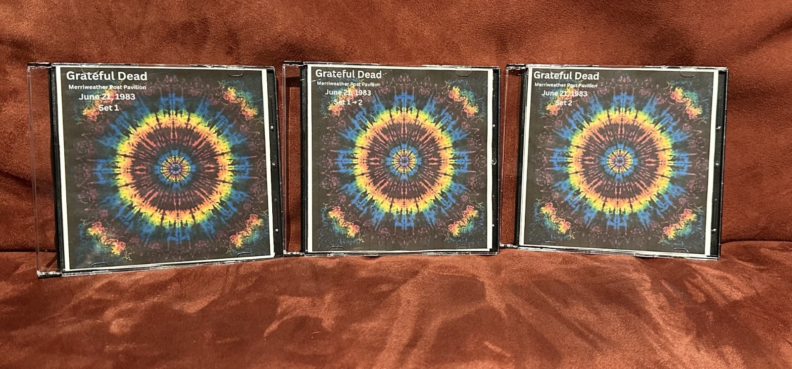 Grateful Dead complete show – Merriweather Post Pavilion 6-21-83 3 CDs