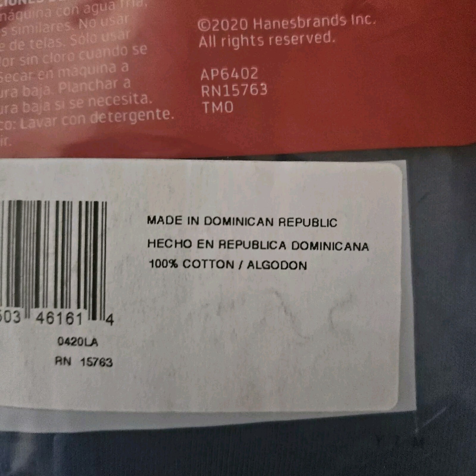 2 Pack LARGE Blue Mens Hanes Tagless T-Shirts Soft & Breathable Wicking Fabric gallery