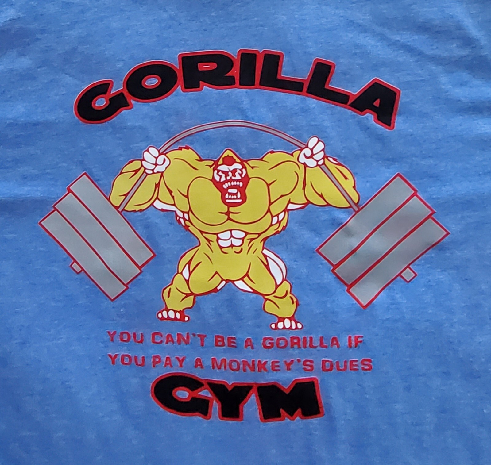 Gorilla Gym Old School Bodybuilding Vintage Muscle T-Shirt Brand New Size M L XL gallery