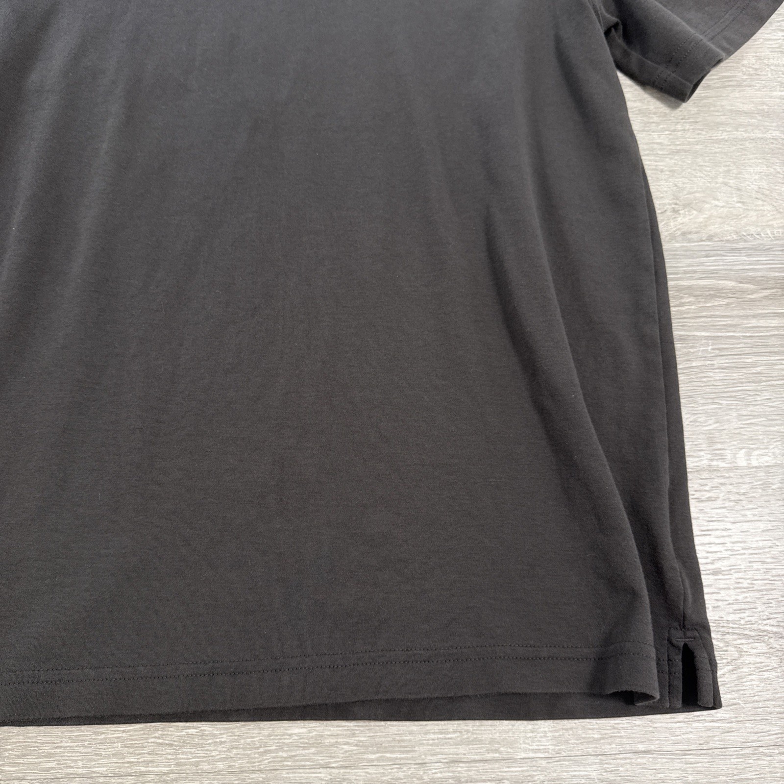 Kirkland Signature Shirt Men's XL Black Pima Cotton Basic Solid Tee gallery