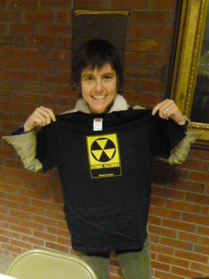 New! ATOMIC RECORDS Milwaukee FALLOUT LOGO Authentic T-Shirt S-M-L-XL-XXL-XXXL gallery