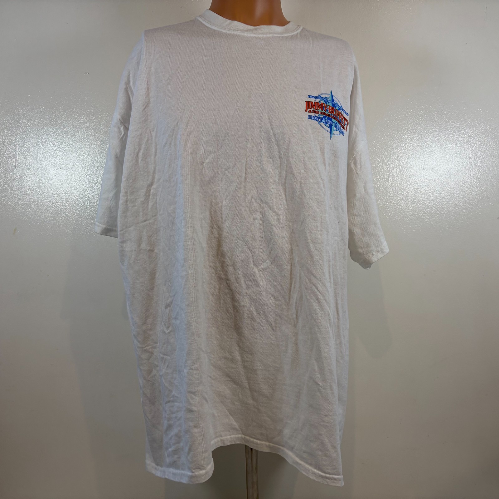 Jimmy Buffett I Dont Know Tour T Shirt Mens Size 2XL Coral Reefer Band 2017 gallery