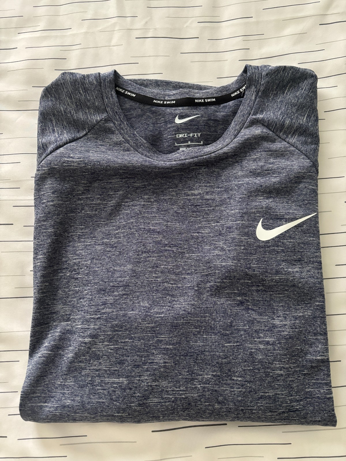 Nike Dri-Fit Long Sleeve Shirt Men's Gray New with Tags Size Large gallery