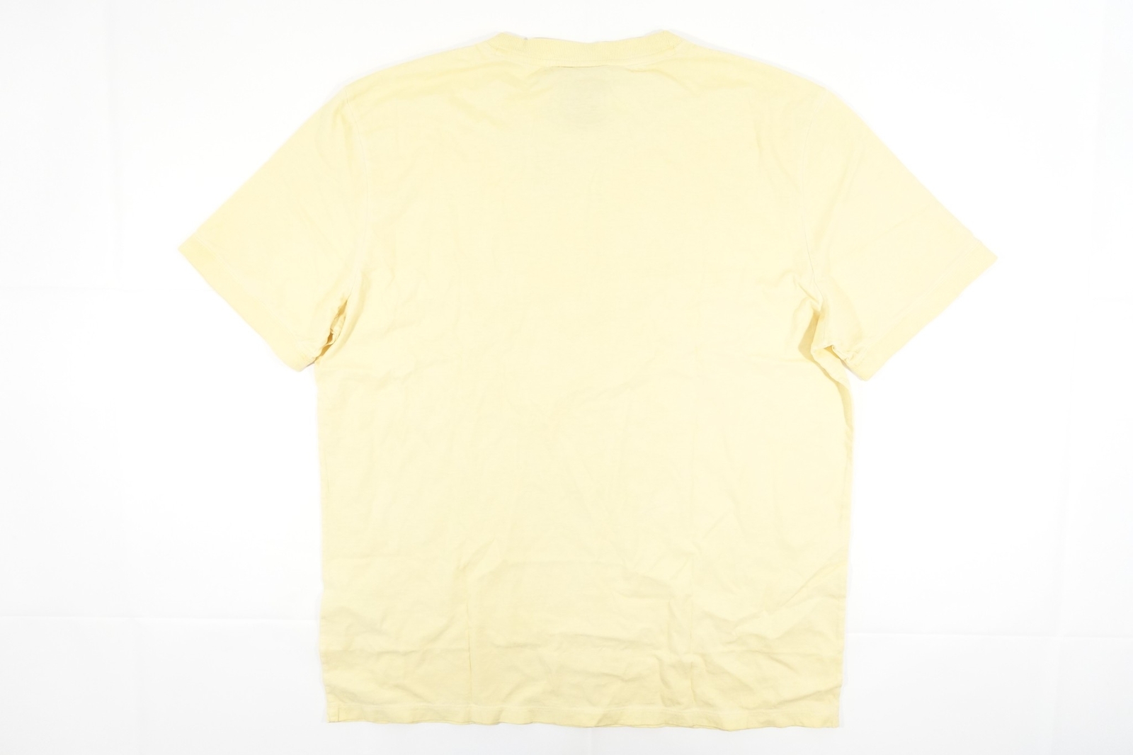 HUGO BOSS DAUBER202 2XL PALE YELLOW PASTEL EMBROIDERED TEE TSHIRT DEFECT gallery