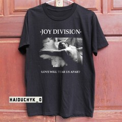 Joy Division – Love Will Tear Us Apart Rock Band Unisex Black T-shirt Size S-5XL